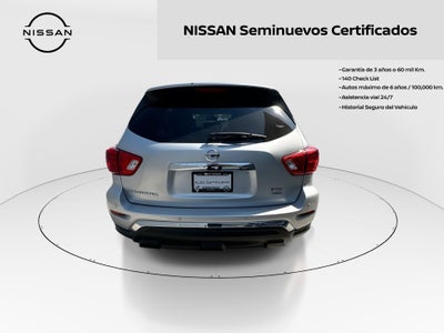 2018 Nissan PATHFINDER 5 PTS EXCLUSIVE CVT PIEL QCP DVD GPS RA-20