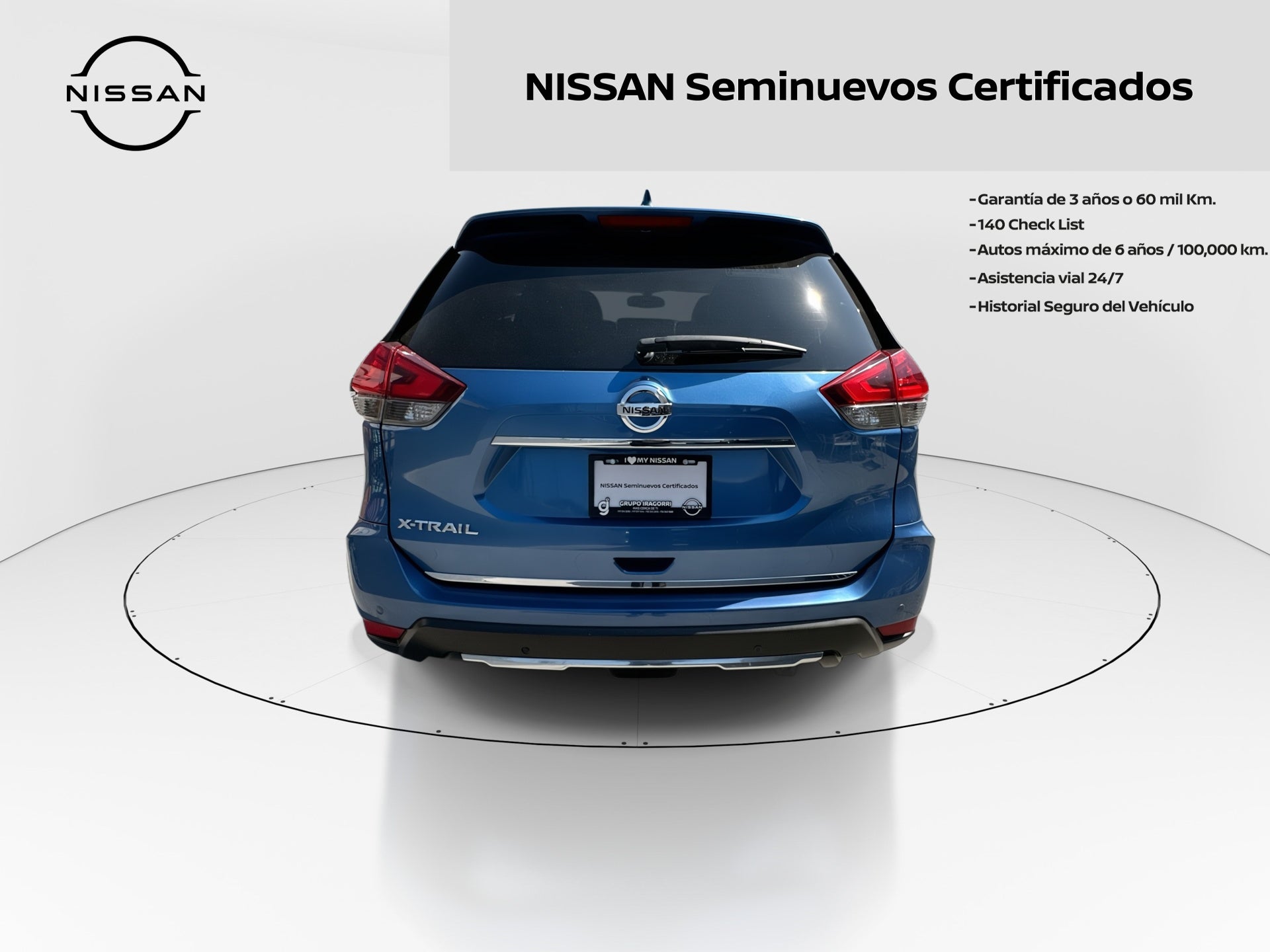 2021 Nissan X-TRAIL 5 PTS EXCLUSIVE CVT PIEL QCP GPS 5 PAS RA-19